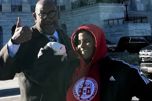 James McKnight and Donielle Prophete-Capitol Hill-March 2023