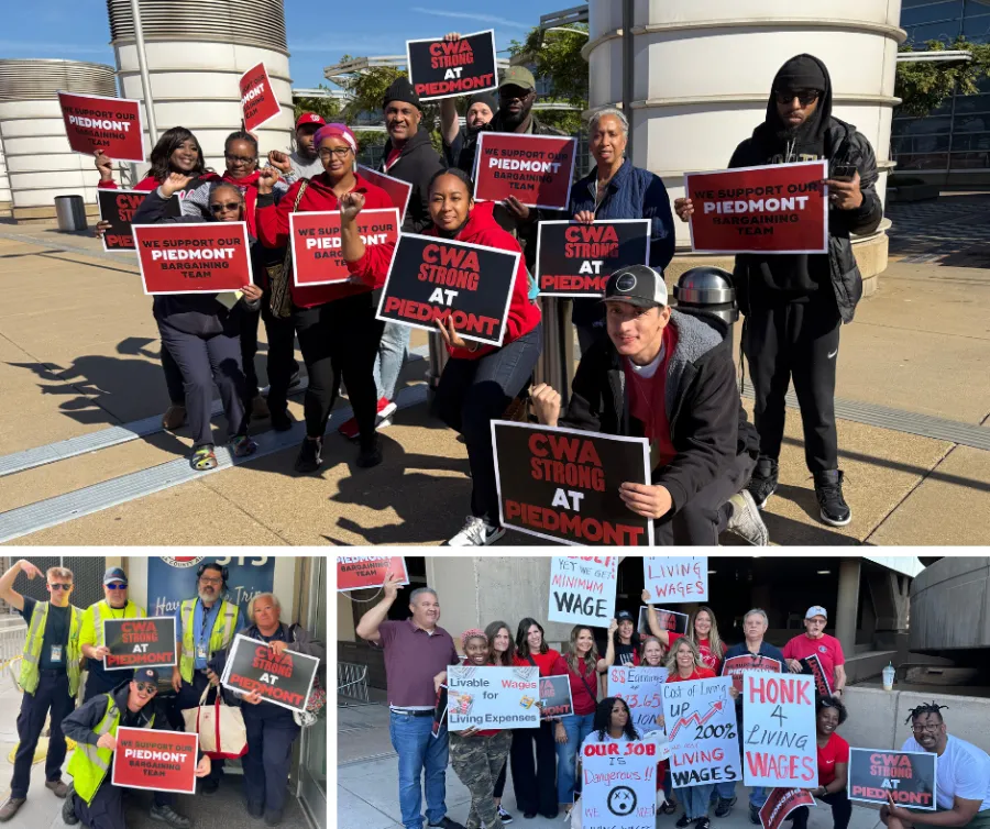 Piedmont Airlines  members mobilizing