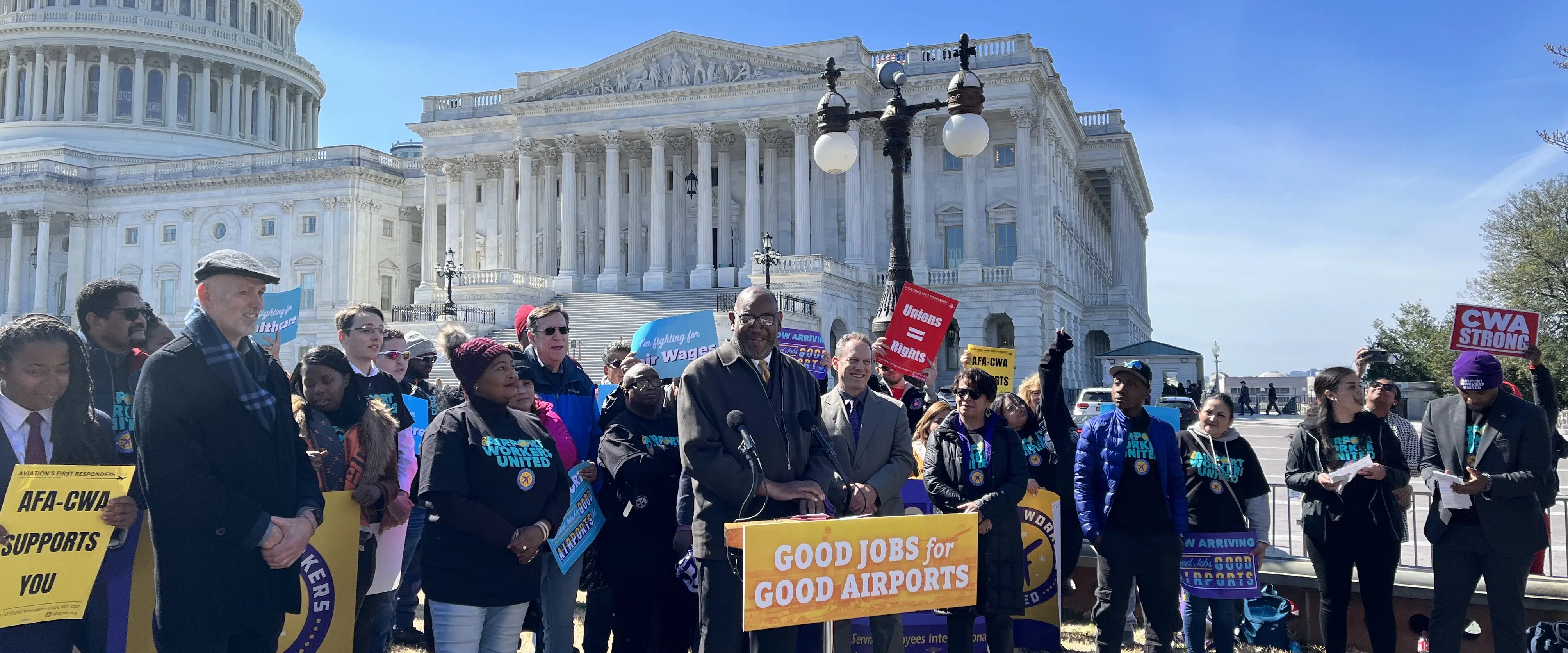 James McKnight speaks on Capitol Hill